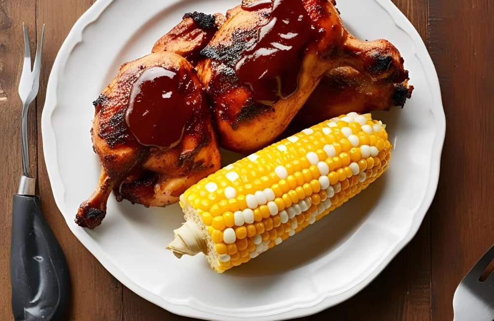 Blackstone BBQ Chicken And Corn