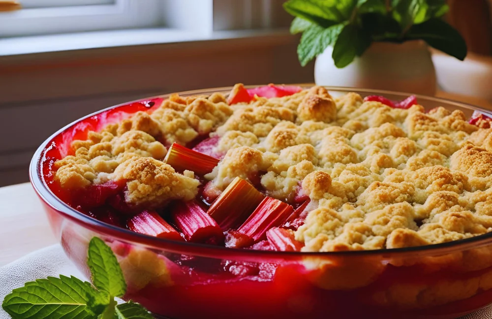 Rhubarb Crumble