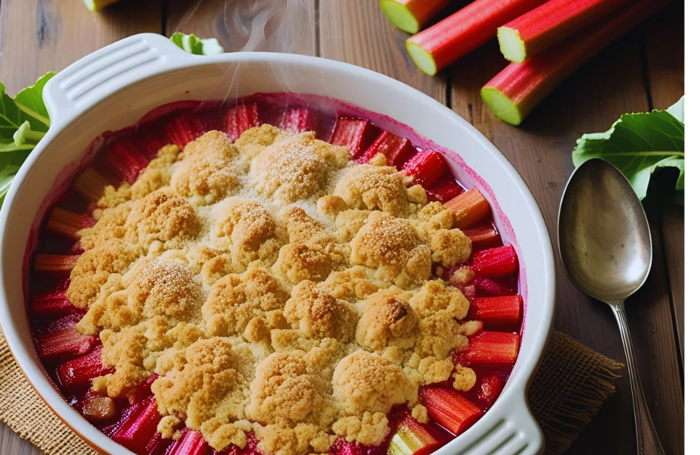Rhubarb Crumble