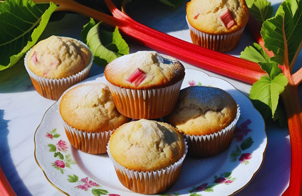 Rhubarb Muffins