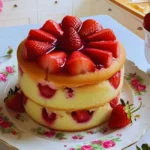 Strawberry Rhubarb Upside Down Cake