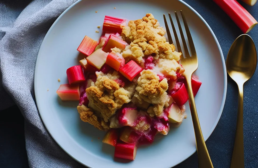 Easy Rhubarb Crisp