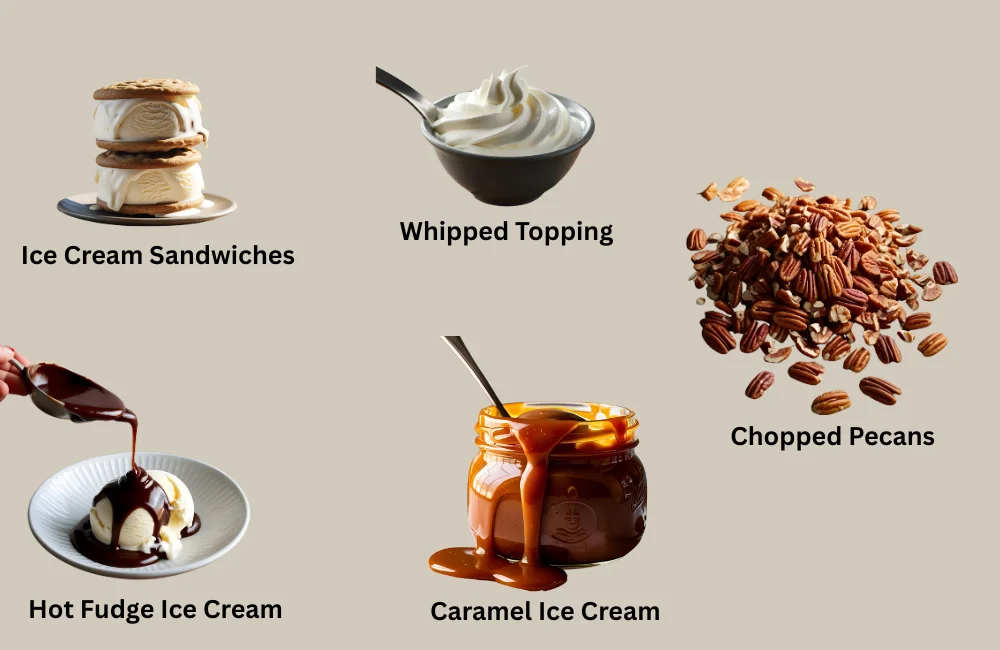 Ice Cream Sandwich Cake All Ingredients
