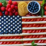 American Flag Charcuterie Board