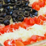 American Flag Layered Taco Dip