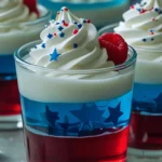 Red White & Blue American Flag Jello Shots