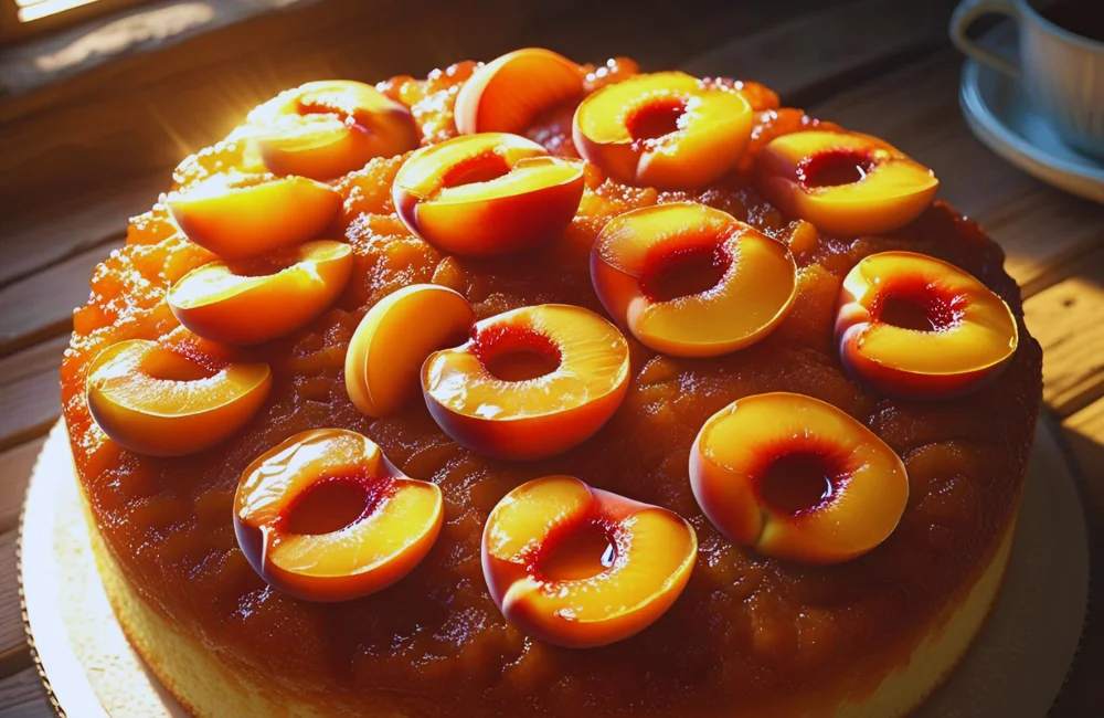 Peach Upside-Down Cake