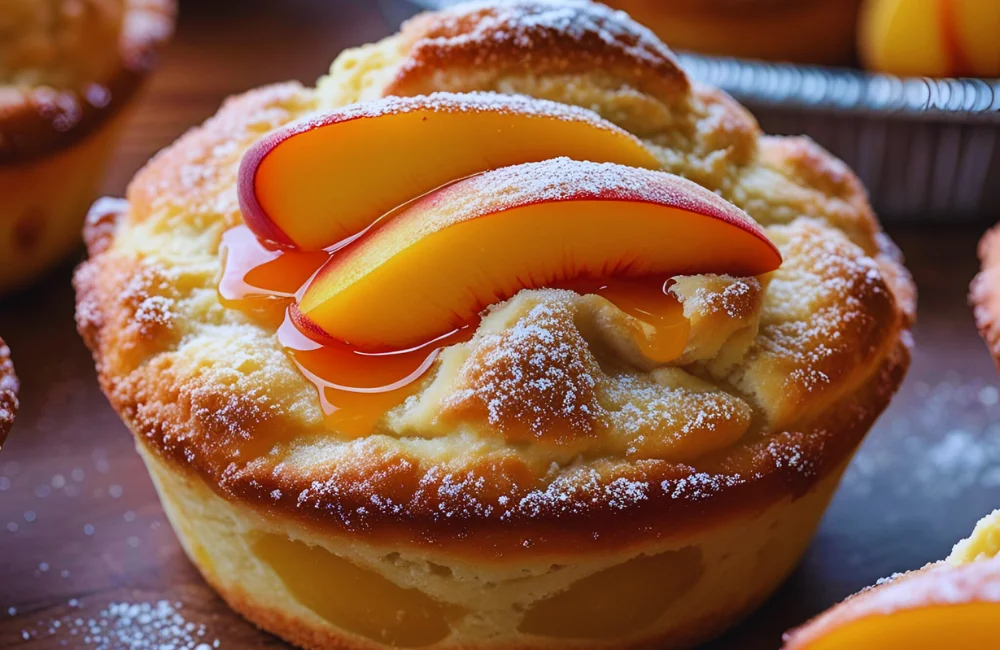 Peach Pie Cruffins