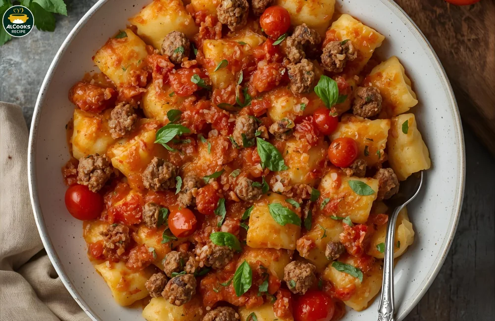 Sheet Pan Gnocchi With Sausage
