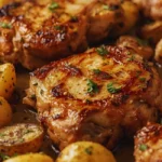 Sheet Pan Pork Chops And Potatoes