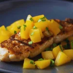 Coconut Crusted Fish with Mango Salsa