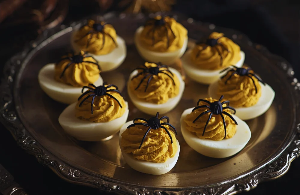 Creepy Deviled Eggs