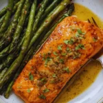 Maple Dijon Glazed Baked Salmon