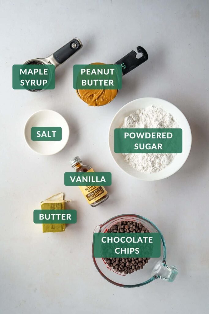 Peanut Butter Truffle Balls ingredients