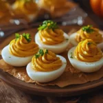 Pumpkin Patch Deviled Eggs