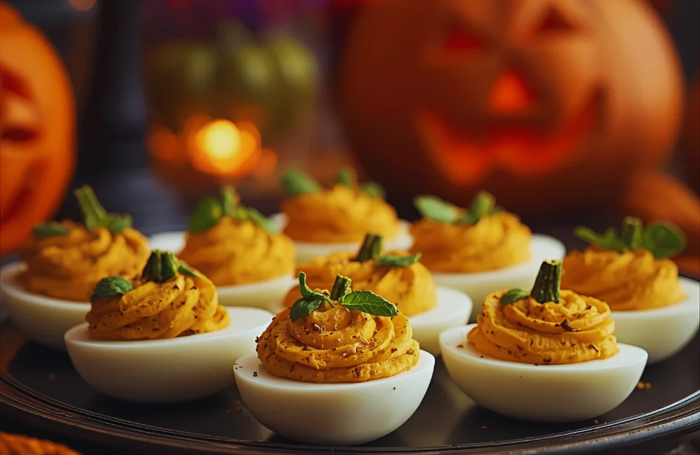 Pumpkin Patch Deviled Eggs Recipe
