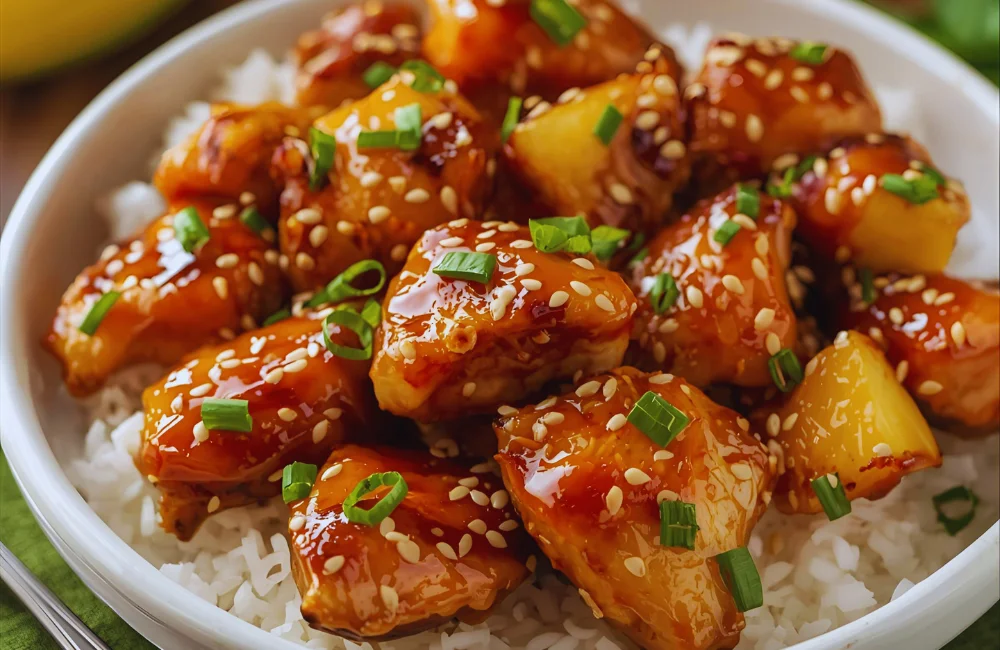 Sticky Pineapple Chicken