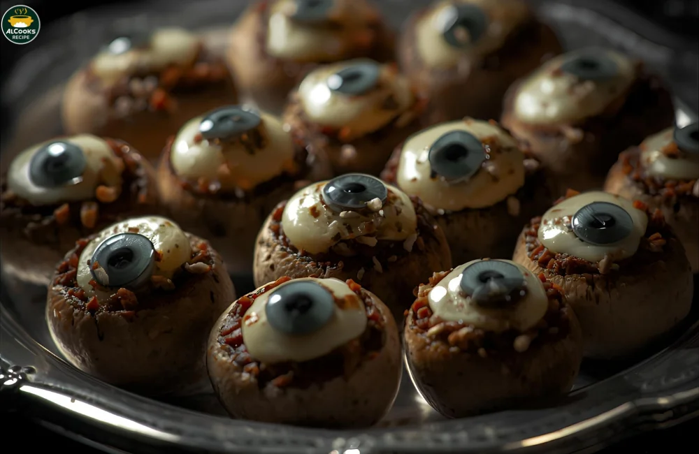 Stuffed Mushroom Eyeballs