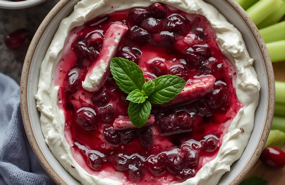 Cranberry Whipped Feta Dip