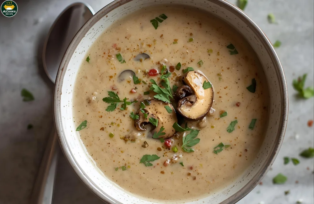 Creamy Mushroom Bisque Soup