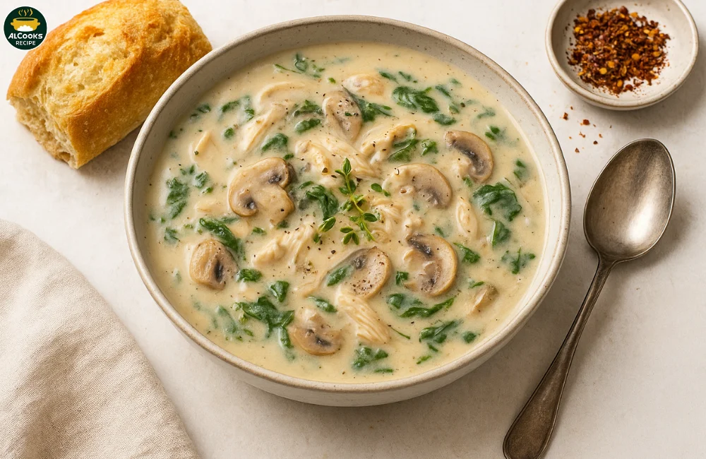 Rotisserie Chicken Mushroom Soup