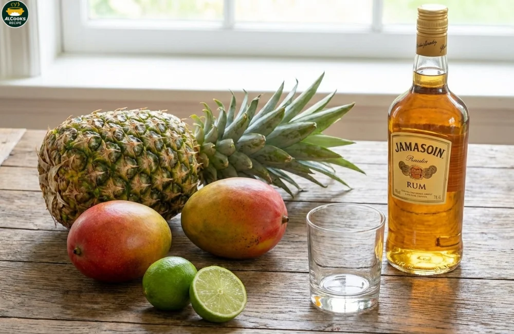 Pineapple Mango Rum Punch Ingredients