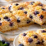 Lemon Blueberry Butter Swim Biscuits