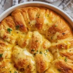 Overnight Croissant Breakfast Casserole