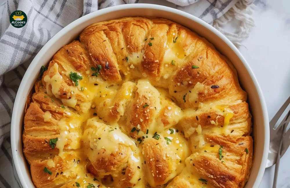 Overnight Croissant Breakfast Casserole