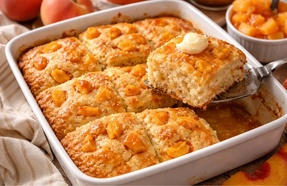 Peach Butter Swim Biscuits