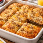 Sausage Cheese Butter Swim Biscuits