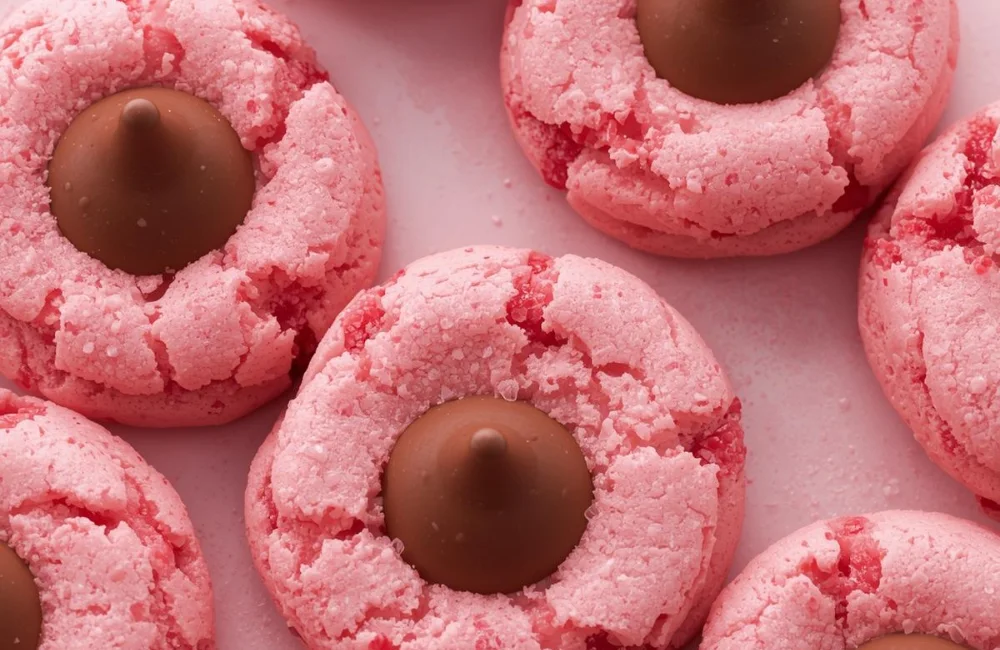 Strawberry Kiss Cookies