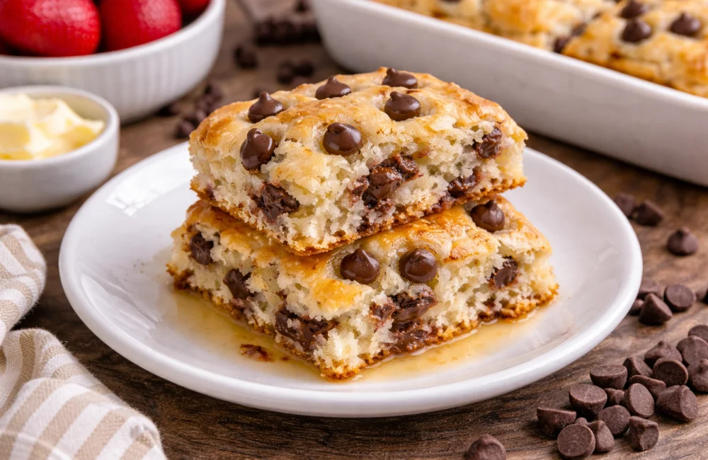 Chocolate Chip Butter Swim Biscuits