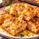 Ham and Cheese Butter Swim Biscuits