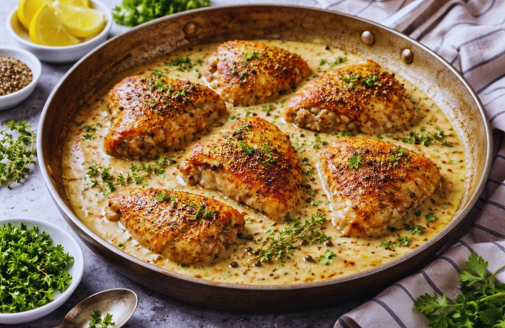 Chicken au Poivre Recipe