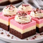 Neapolitan Brownie Cheesecake