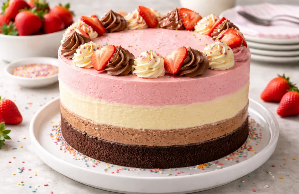 Neapolitan Cake