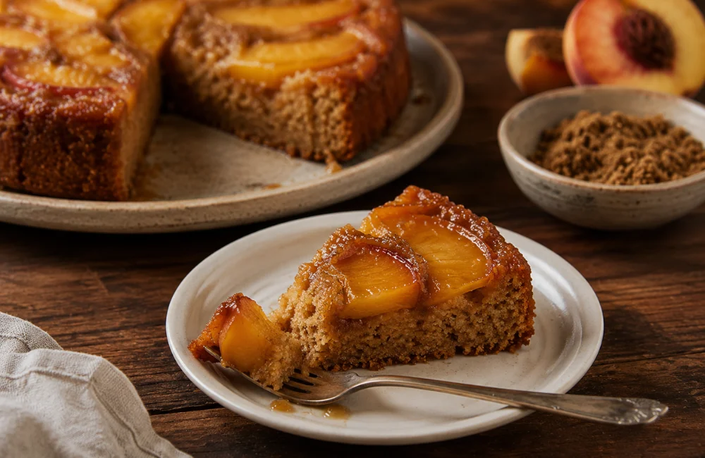 Brown Sugar Peach Cake